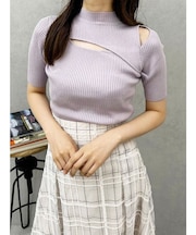 2WAYカットアウトニット