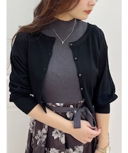 2WAYシアーコンパクトカーディガン