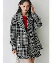 オリジナルロービングチェックPコート