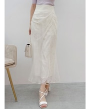 シアーレイヤードマーメイドスカート