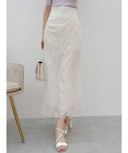 シアーレイヤードマーメイドスカート