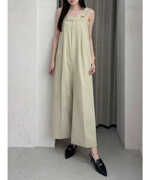 【OUNNOUN】サスペンダーオールインワン