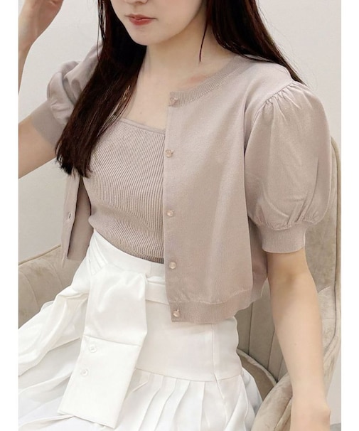 クロップドニットアンサンブル