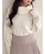 ドロップパールニット