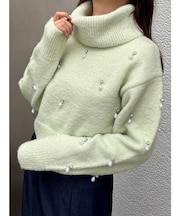 ドロップパールニット