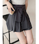 ツイストプリーツミニスカパン