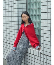 【OUNNOUN】シュリンクシャーリングキャミワンピース