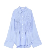 【OUNNOUN】ビスチェシャーリングシャツ