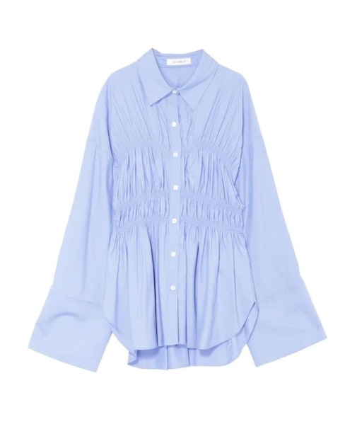 【OUNNOUN】ビスチェシャーリングシャツ