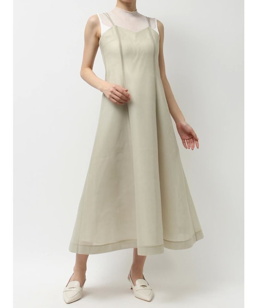 シアーボンディングキャミワンピース