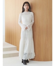 モヘヤニットスカシアミワンピース