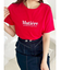 刺繍ロゴTシャツ