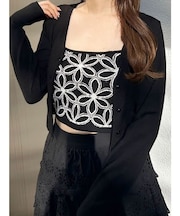 ジャカードキャミセットアンサンブル