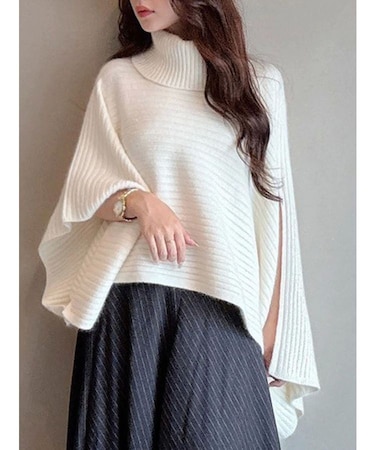 【OUNNOUN】アシメケープストール