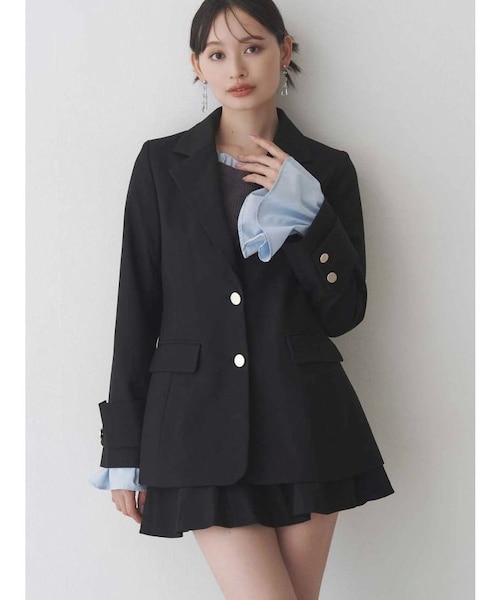 フィットアンドフレアジャケット｜マーキュリーデュオの通販｜&mall