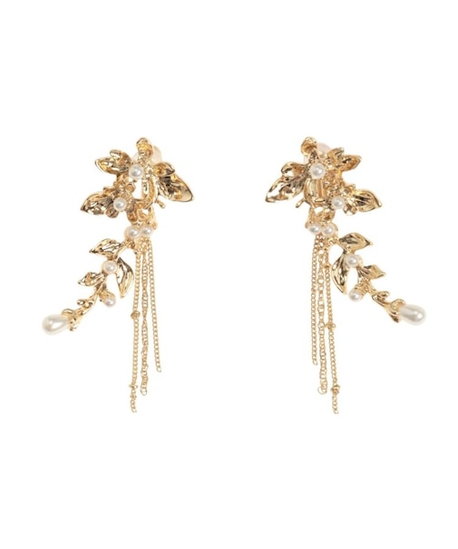 フラワーモチーフイヤリング