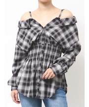 2WAYウエストシャーリングフィットシャツ