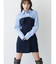 【WEB限定カラーあり】シャツレイヤード風ニットドッキングミニワンピース