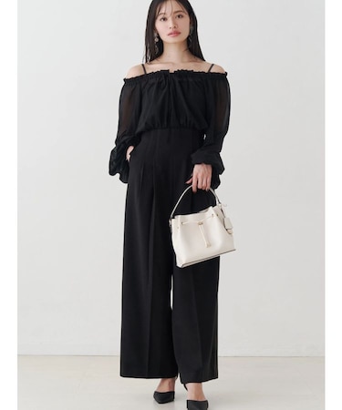 ボリュームスリーブドッキングロンパース