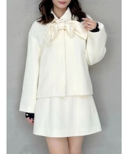 ビッグリボンショートコート