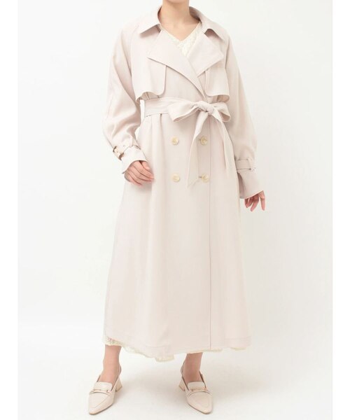 ベーシックトレンチコート｜マーキュリーデュオの通販｜&mall（アンド
