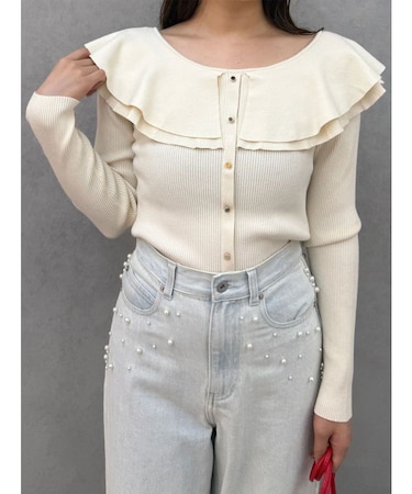 編み変化ラッフルコンパクト