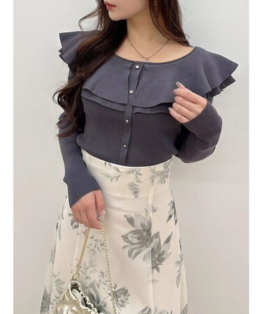 編み変化ラッフルコンパクト