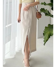 アシメZIPナロースカート