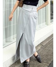 アシメZIPナロースカート