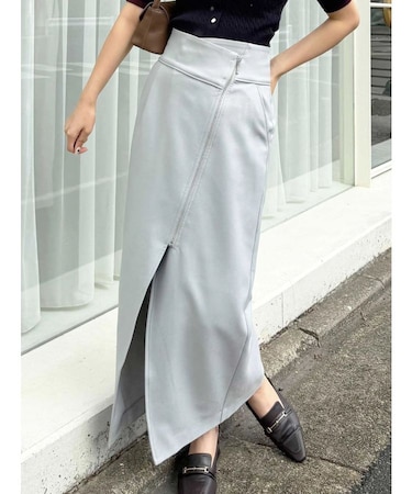 アシメZIPナロースカート