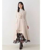 【セットアップ着用可】トレンチライクジャンスカ