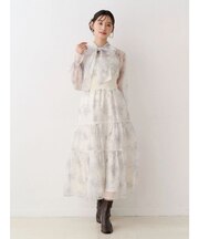 トワルドジュイボウタイウエストリブワンピース