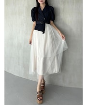 ジャケットドッキングワンピース