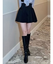 サイドギャザーミニスカパン