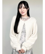 ミニシャギーコンパクトカーディガン