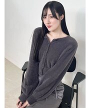 ミニシャギーコンパクトカーディガン