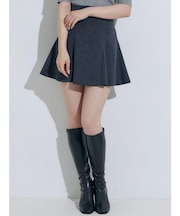 バックZIPミニスカパン