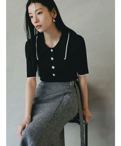極美品♡ルネ♡ニットプルオーバー yuni（ユニ ）の「ネパールハンドニット over sizedプルオーバー