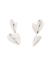 ミックスハートイヤリング