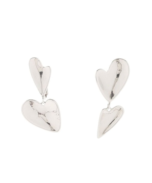 ミックスハートイヤリング