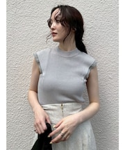 【追加生産/新色追加】カバースリーブシアーニットプルオーバー