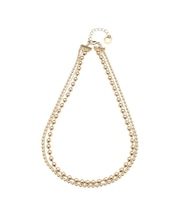 ミックスボールチェーンネックレス