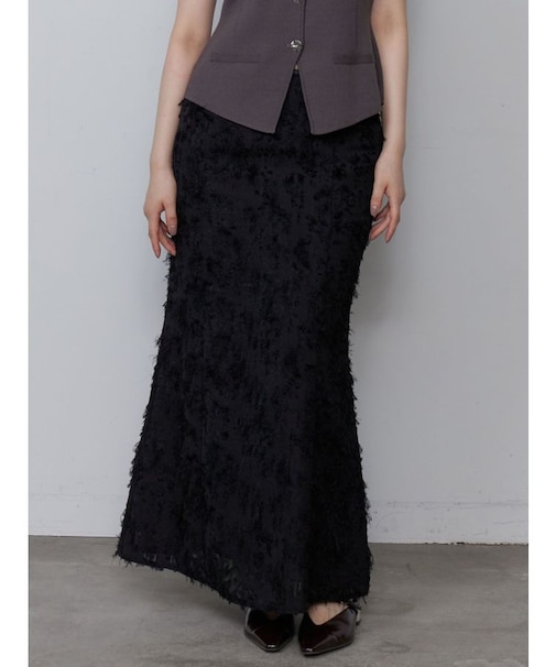 カットジャガードナロースカート