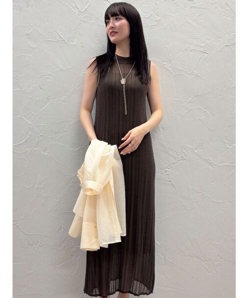 【WEB限定】ラインニットワンピース