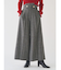 ウールブレンドツイードワイドパンツ