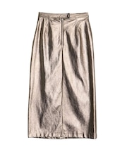 メタリックタイトスカート