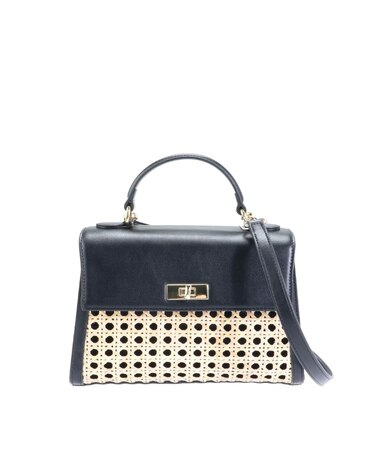 ラタンコンビミニバッグ