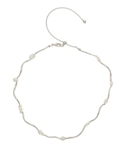 LADYランダムパールツイストミックスネックレス