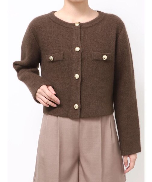 CHNラクーンニットジャケット