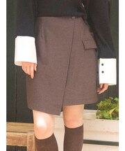 ラップディティールスカートショートパンツ